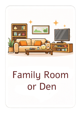 Choose Family Room/Den